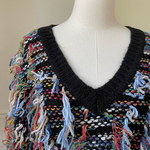 Boutique Brand The Ol Razzle Dazzle Tassel Sweater XL - Picture 4 of 13